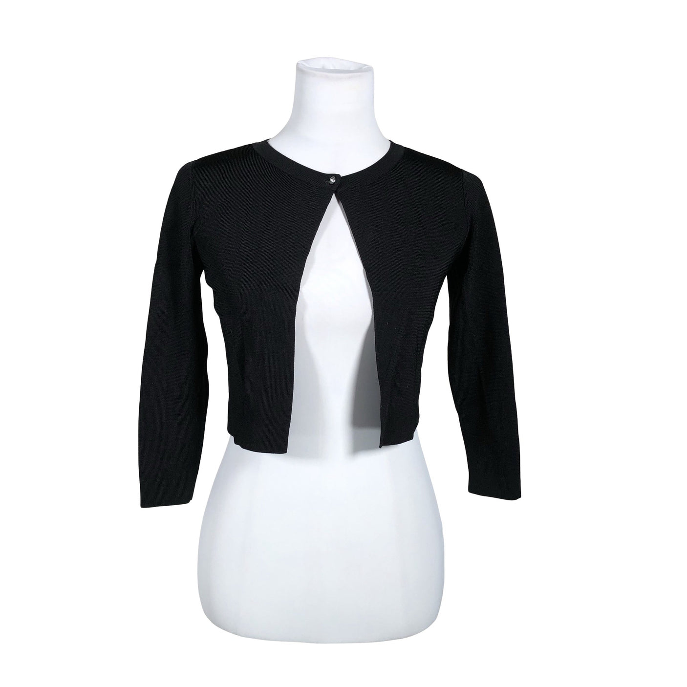 Unisex Laura Ashley - Knit bolero jacket, size 34 - Black (1)