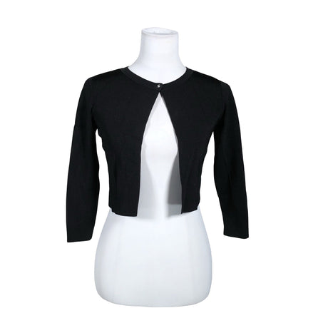 Unisex Laura Ashley - Knit bolero jacket, size 34 - Black ()