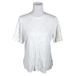 Unisex Kellermann - Short-sleeved blouse, size 40 - White ()