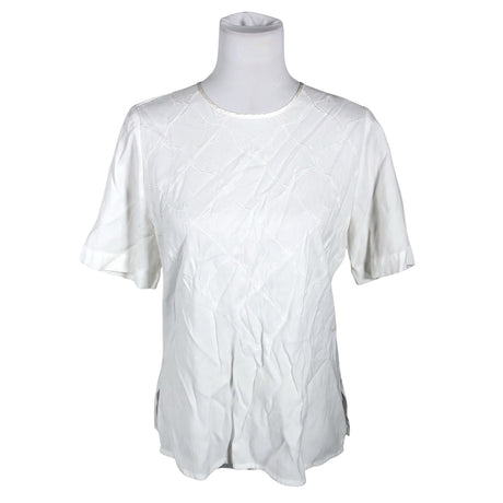 Unisex Kellermann - Short-sleeved blouse, size 40 - White ()
