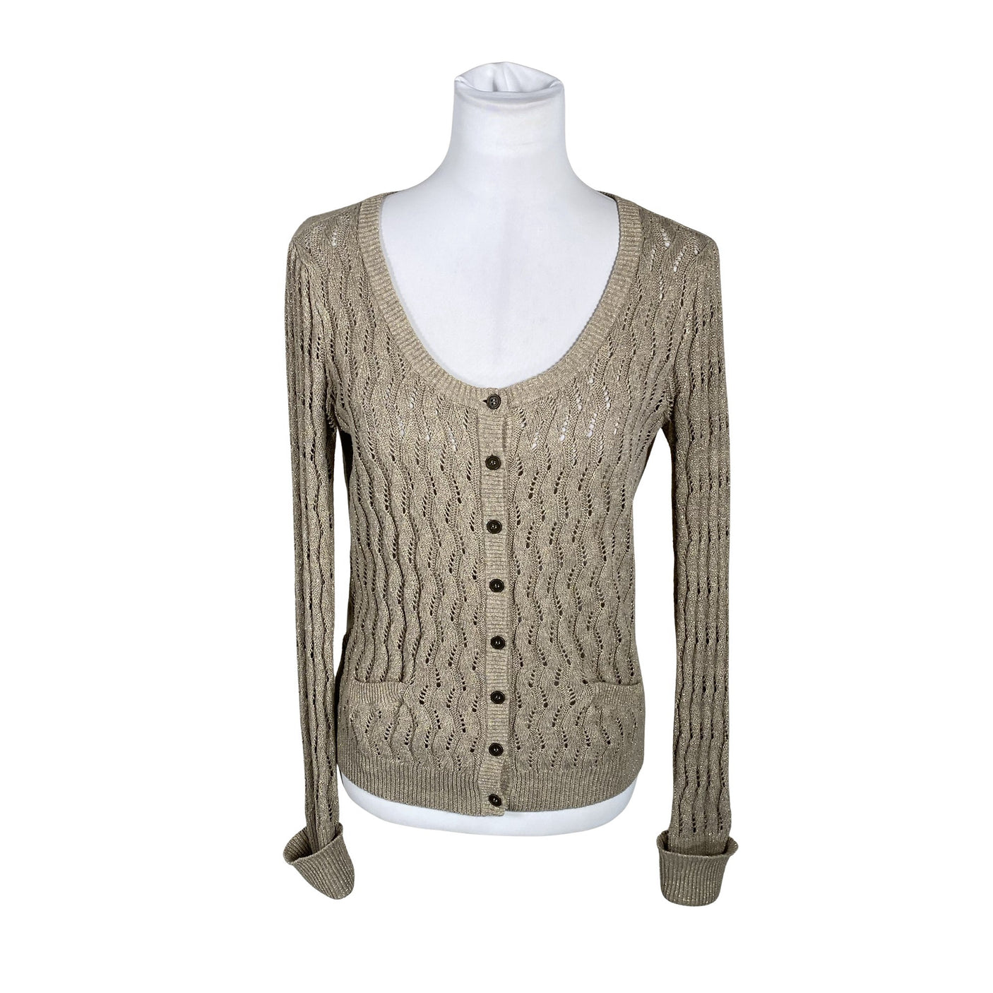 Unisex Comptoir des cotonniers - Cardigan, size 40 - Brown (1)