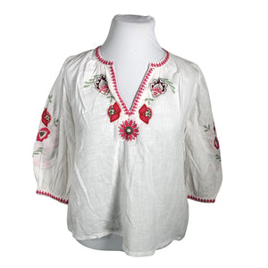 Unisex Caroll - Blouse, size 42 - White (1)