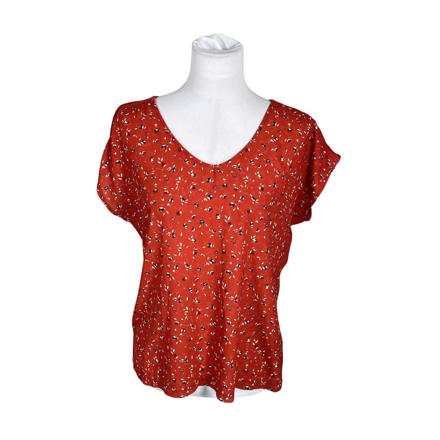 Unisex Caroll - Short-sleeved blouse, size 40 - Red (1)