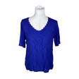 Unisex 1.2.3 Paris - Blouse, size 40 - Blue ()