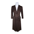 Unisex Ilse Jacobsen - Schiffon dress, size 38 - Brown ()