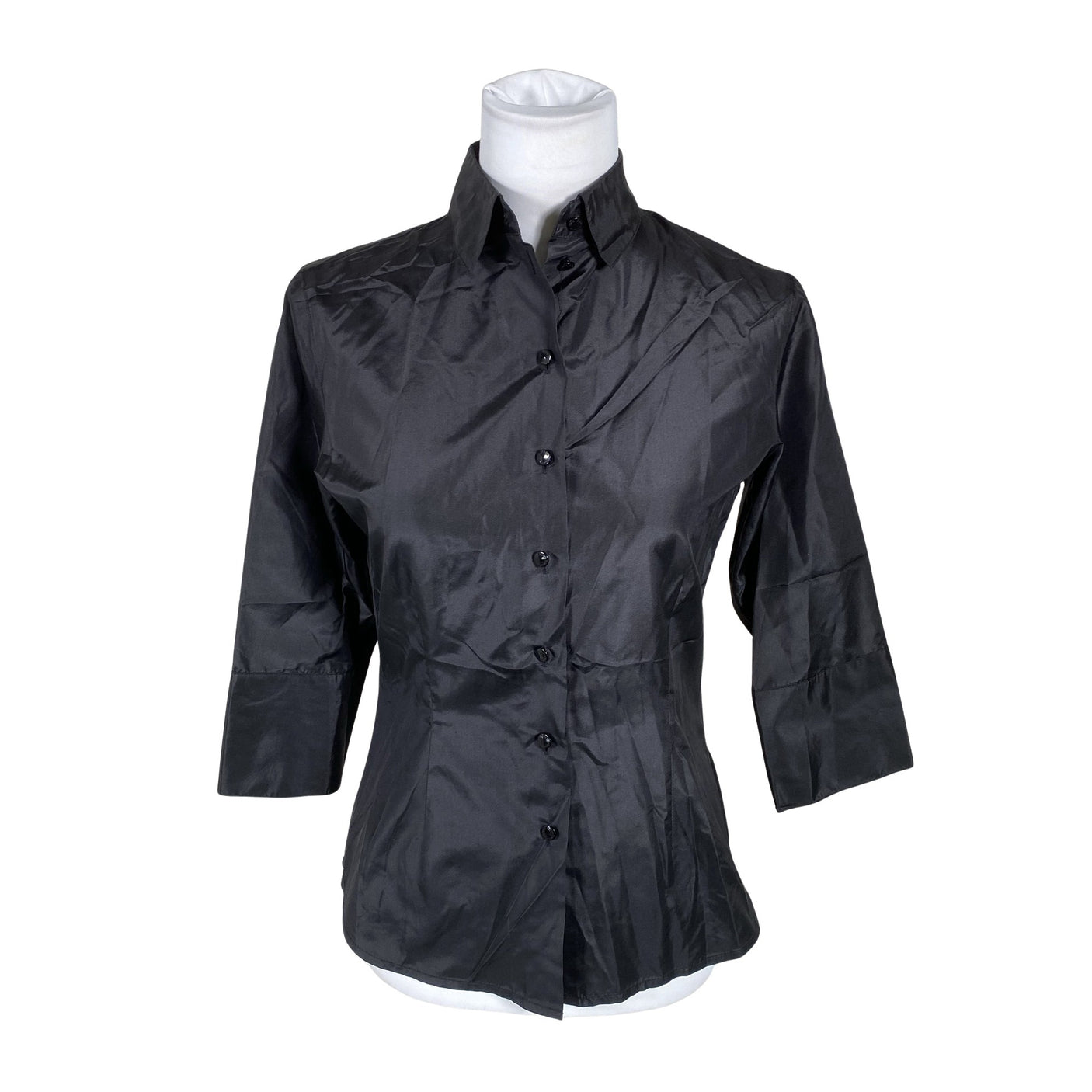 Unisex Anne Fontaine - Collared shirt, size 36 - Black (1)