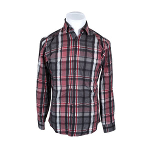 Unisex Petrifun - Collared shirt, size M - Wine red (1)