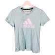 Unisex Adidas - T-shirt, size 164 - 170 - Light blue ()