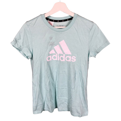 Unisex Adidas - T-shirt, size 164 - 170 - Light blue ()