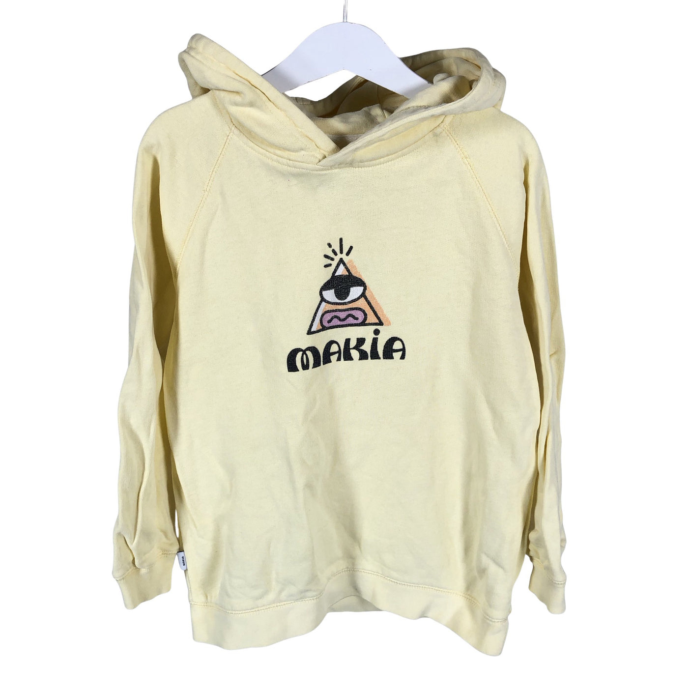 Unisex Makia - Hoodie, size 122 - 128 - Yellow (1)