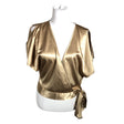 Unisex Your Face - Short-sleeved blouse, size 38 - Gold ()