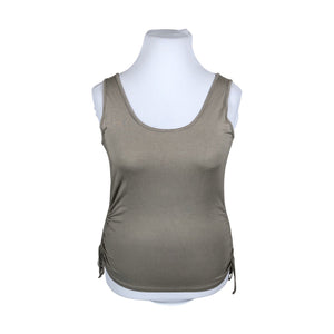 Unisex Your Face - Tricot tank top, size 42 - Brown (1)