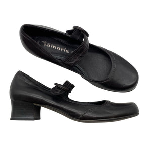 Unisex Tamaris - High heels, size 38 - Black (1)