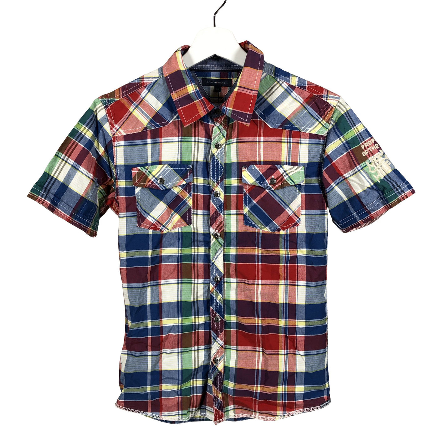 Unisex Tommy Hilfiger - Collared shirt, size 158 - 164 - Blue (1)