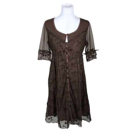 Unisex Cream - Dress, size 38 - Brown ()