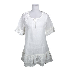 Unisex Cream - Dress, size 38 - White (1)
