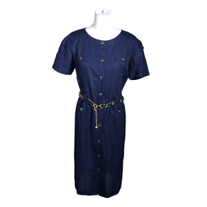 Unisex Caroline - Dress, size 40 - Blue (1)