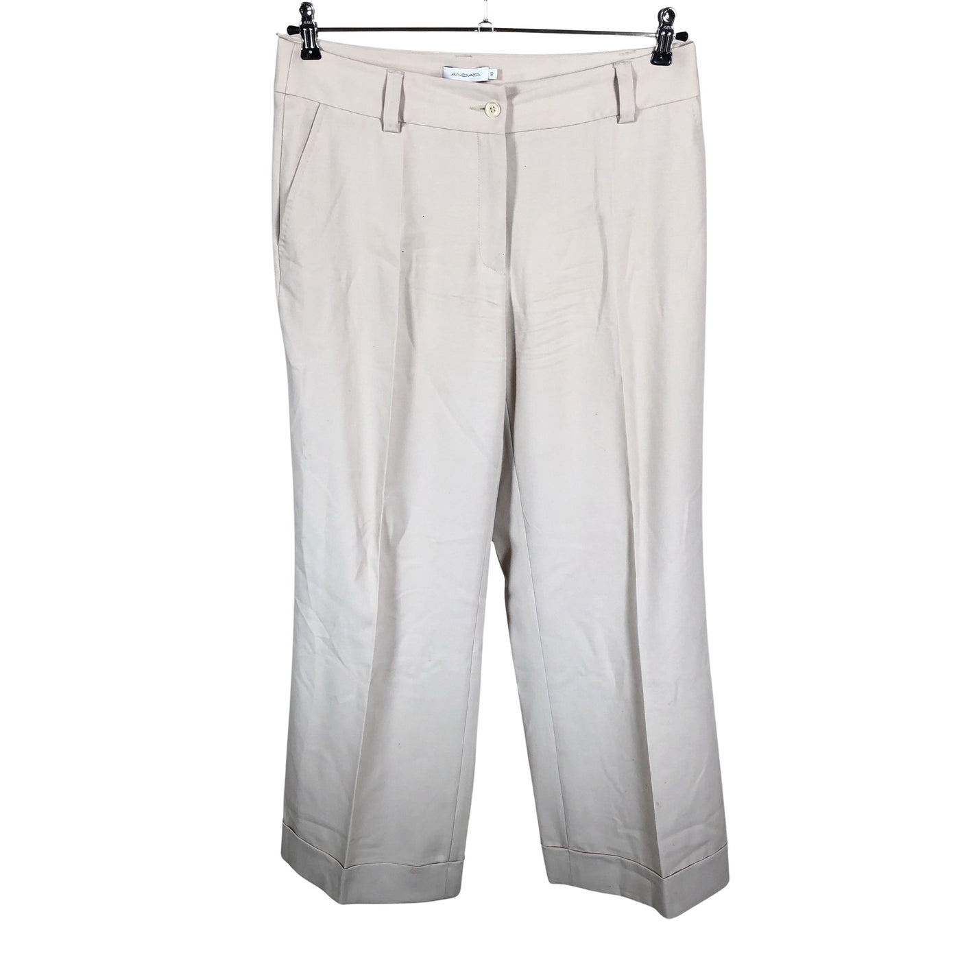 Unisex Andiata - Straight leg trousers, size 40 - Beige (1)