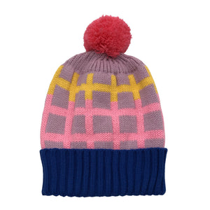 Unisex MISS POMPOM - Winter beanie, size 50 - 52 cm - Light pink (1)