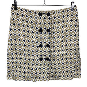 Unisex Massimo Dutti - Fabric skirt, size 40 - Brown (1)