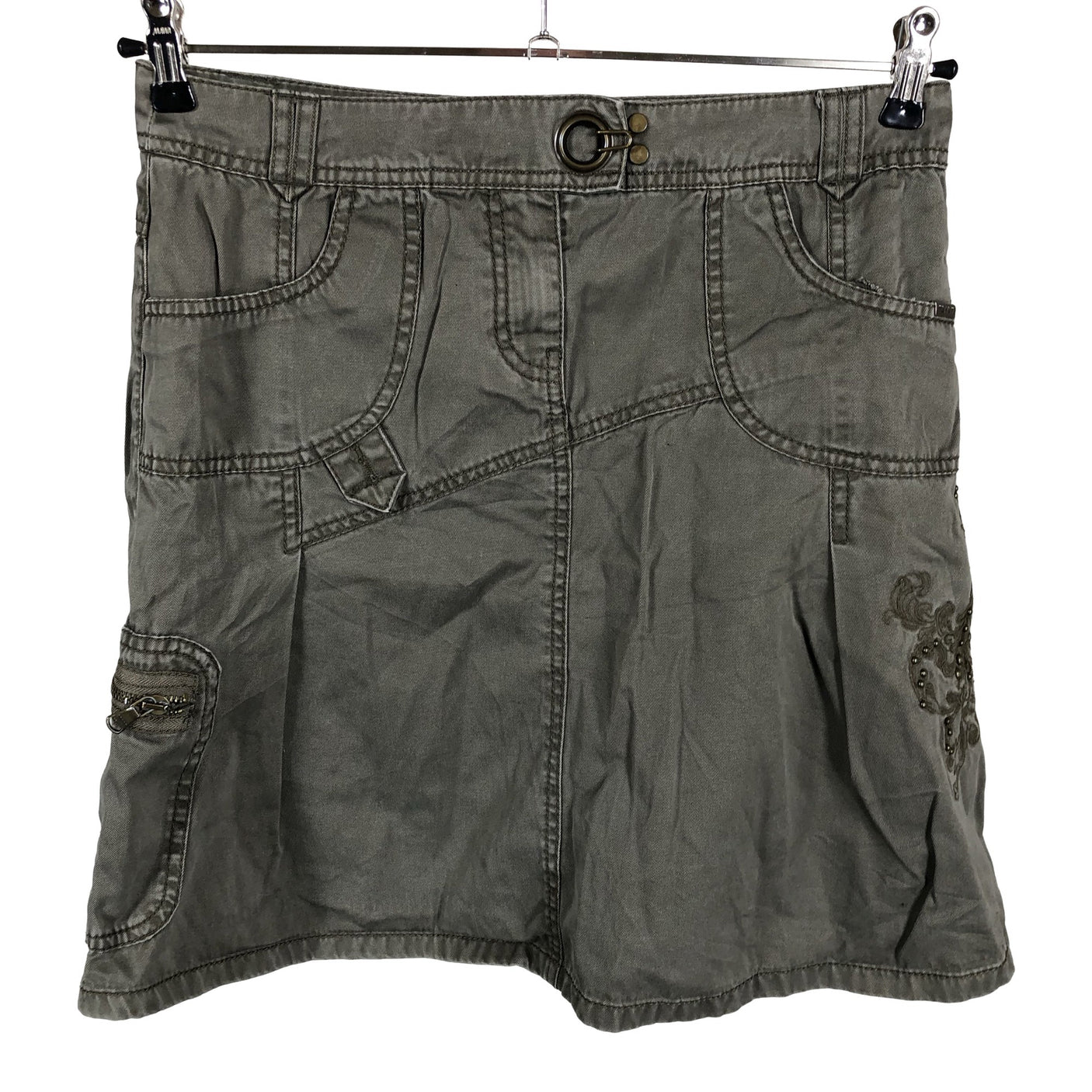Unisex Esprit - Fabric skirt, size 36 - Brown (1)