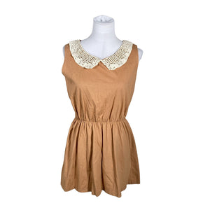 Unisex Lumoan - Tricot dress, size 38 - Brown (1)