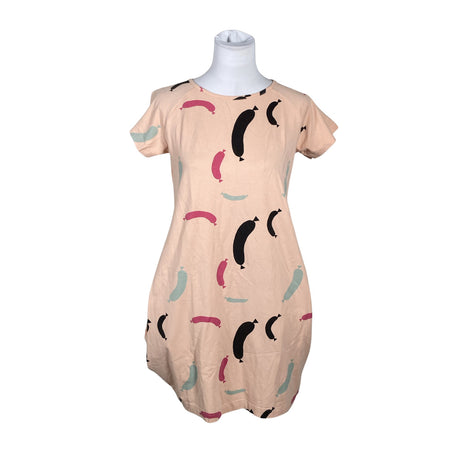 Unisex Papu - Tricot dress, size 36 - Light pink ()