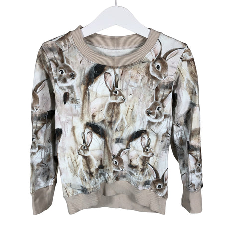 Unisex Handmade - Sweatshirt, size 104 - 110 - Beige ()