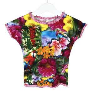 Unisex Handmade - T-shirt, size 104 - 110 - Pink (1)
