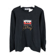 Unisex me&i - Tricot shirt, size 146 - 152 - Black ()
