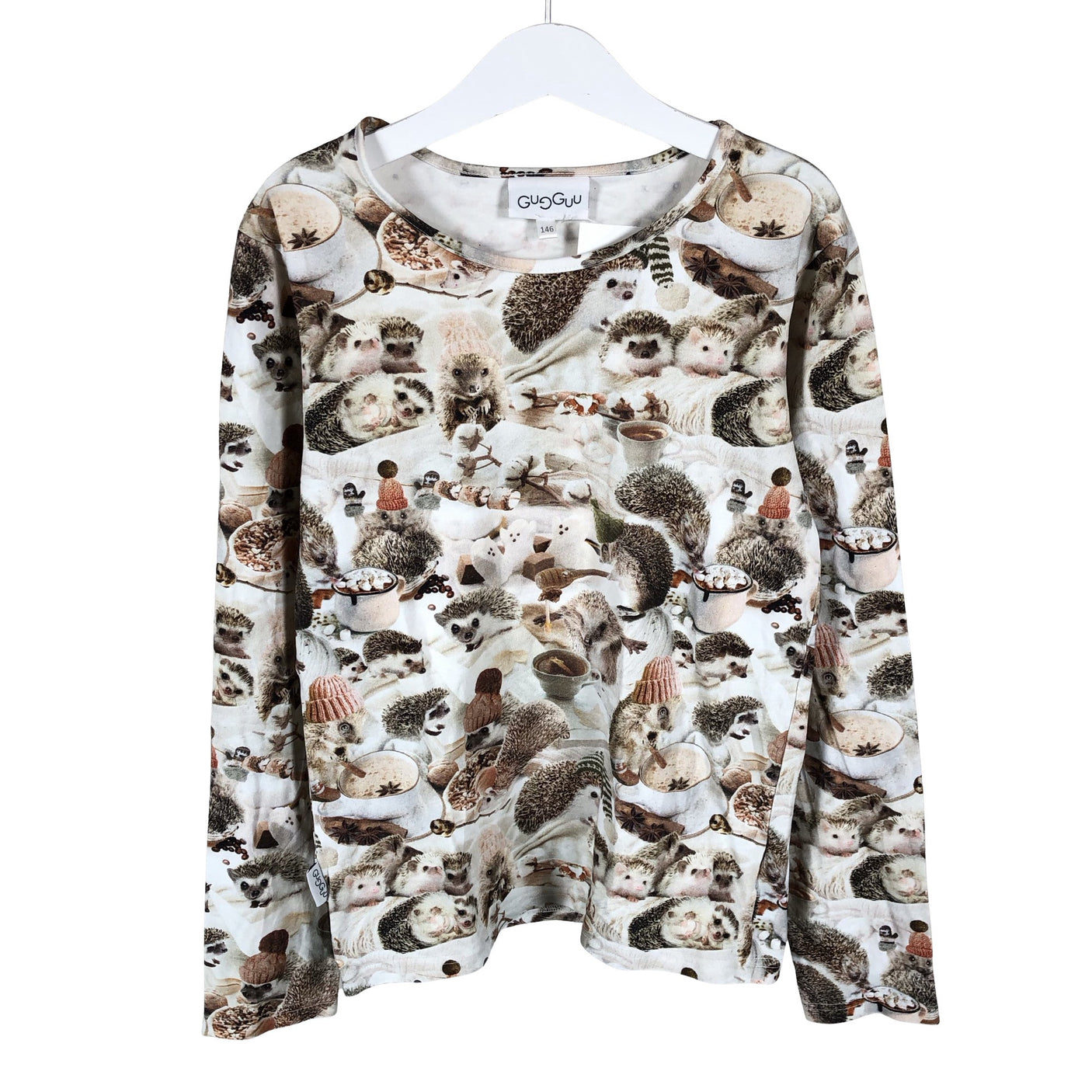 Unisex Gugguu - Tricot dress, size 140 - 146 - Beige (1)