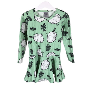 Unisex NOSH - Tricot dress, size 98 - 104 - Green (1)