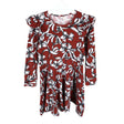 Unisex Handmade - Tricot dress, size 98 - 104 - Red ()