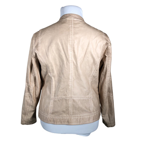 Unisex Rino & Pelle - Leather jacket, size 44 - Beige (2)