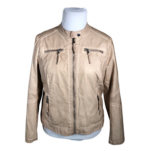 Unisex Rino & Pelle - Leather jacket, size 44 - Beige (1)