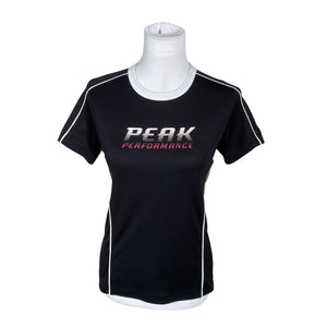 Unisex Peak Performance - Sports shirt, short sleeve, size 40 - Black (1)