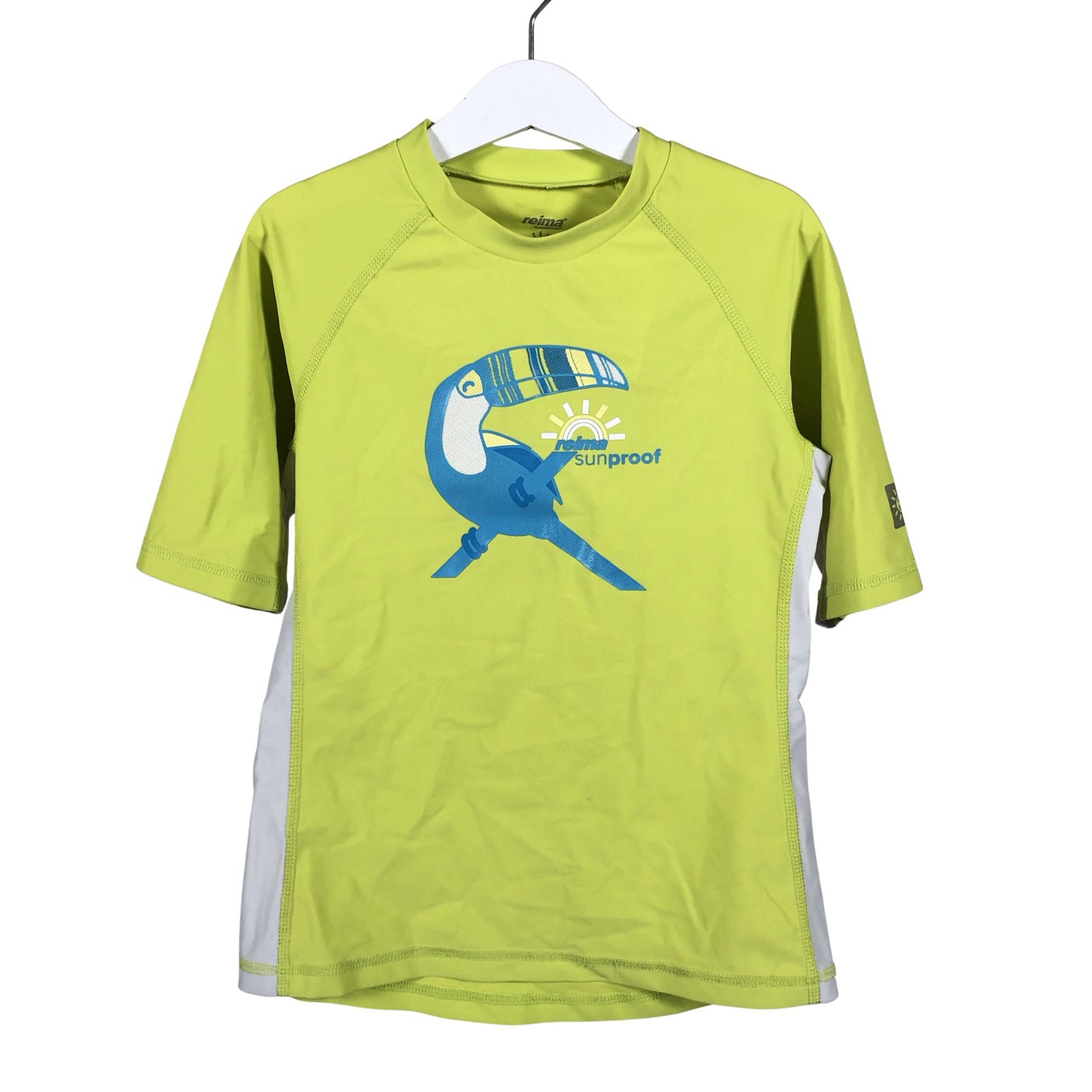 Unisex Reima - Swim shirt, size 122 - 128 - Yellow (1)