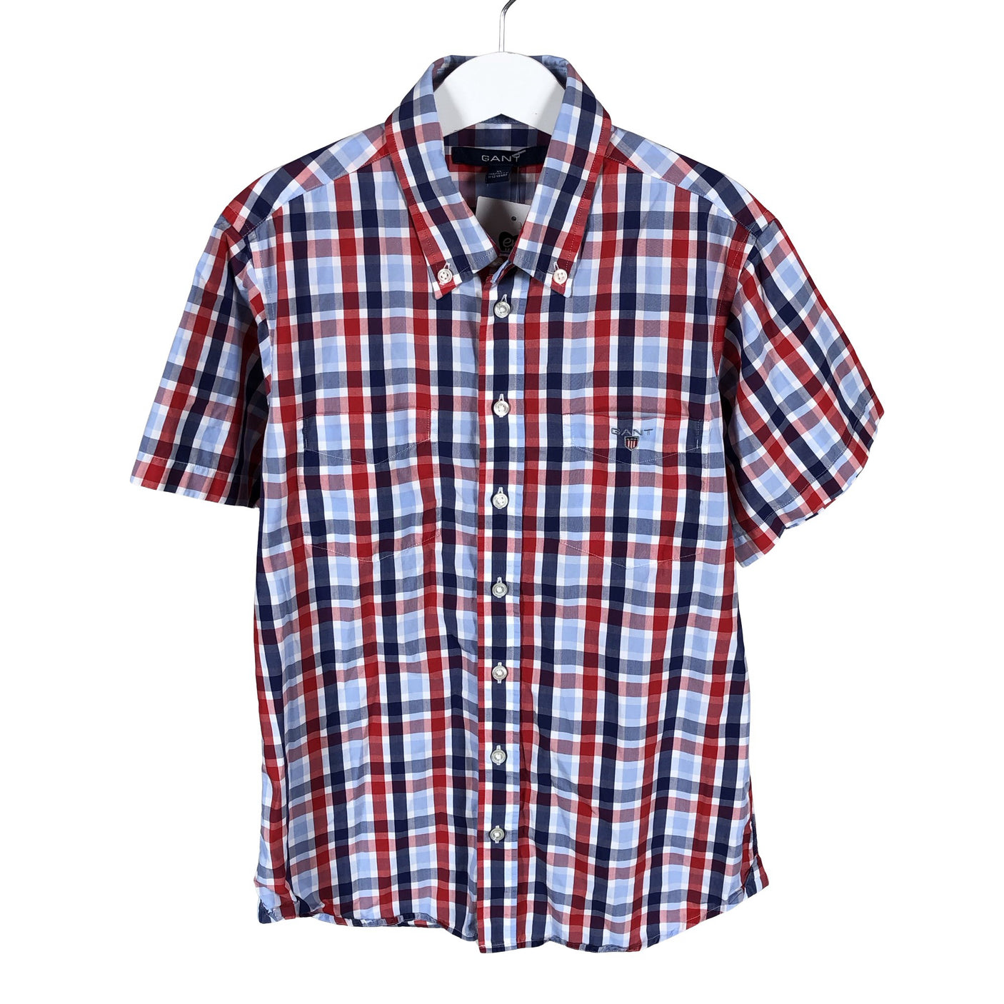 Unisex Gant - Collared shirt, size 146 - 152 - Blue (1)