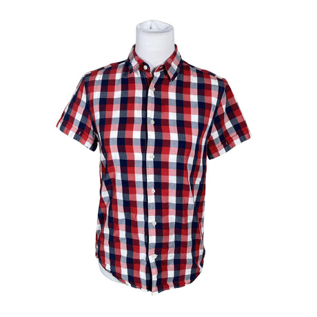 Unisex Size 8 Needle - Collared shirt, size 34 - Red ()
