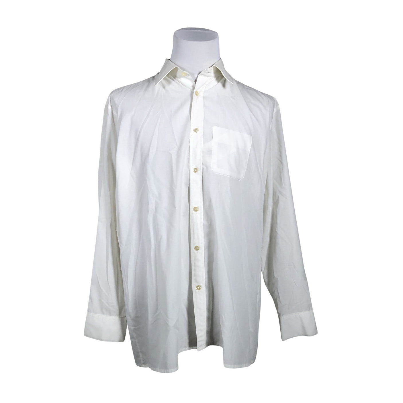 Unisex Handmade - Collared shirt, size XXXL - White (1)