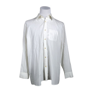 Unisex Handmade - Collared shirt, size XXXL - White (1)