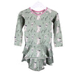 Unisex Handmade - Tricot dress, size 104 - 110 - Green ()