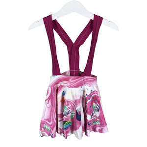 Unisex Handmade - Tricot skirt, size 98 - 104 - Pink (1)