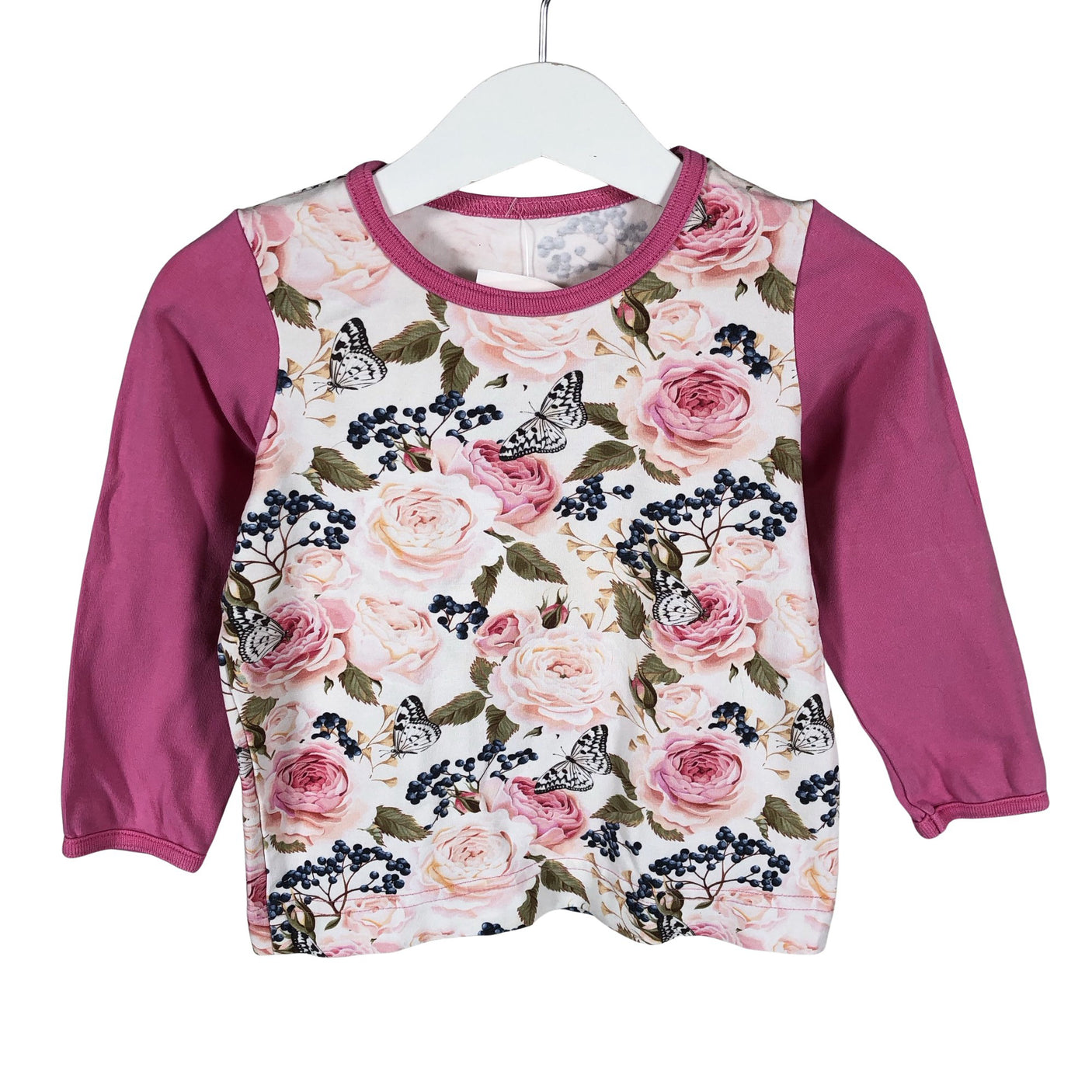 Unisex Handmade - Tricot shirt, size 98 - 104 - Light pink (1)