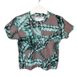 Unisex Handmade - T-shirt, size 98 - 104 - Gray ()