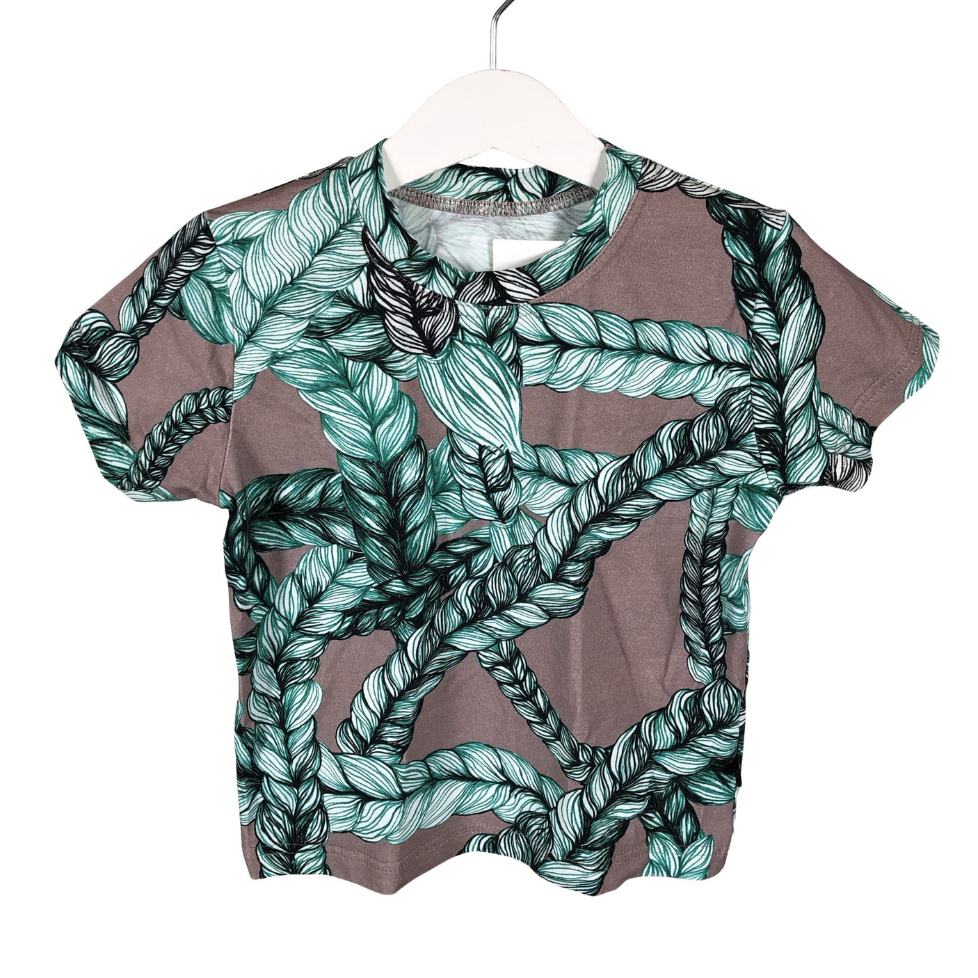 Unisex Handmade - T-shirt, size 98 - 104 - Gray (1)