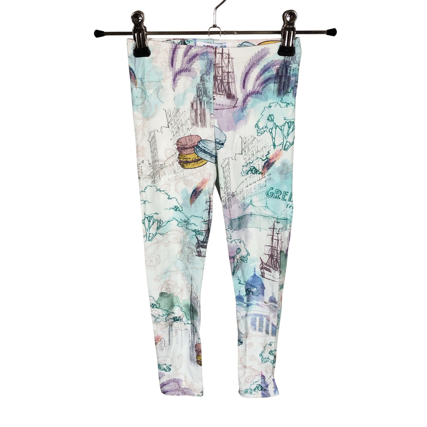 Unisex Pop & Co Helsinki - Leggings, size 92 - 98 - Turquoise (1)