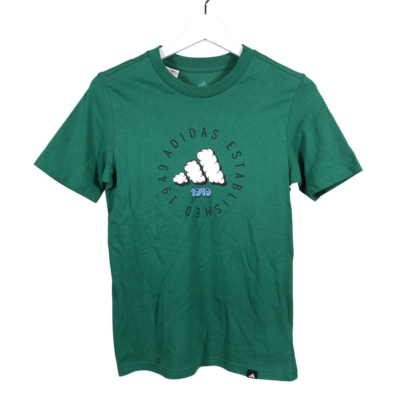 Unisex Adidas - T-shirt, size 146 - 152 - Green (1)