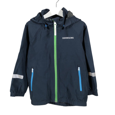 Unisex Didriksons - Outdoor jacket, size 104 - 110 - Blue ()