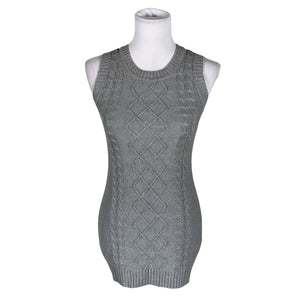 Unisex Trendy Line - Knit dress, size 36 - Gray (1)
